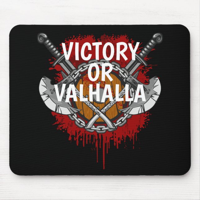 Personalisierter Viking Sieg oder Schlachtruf von  Mousepad (Vorne)