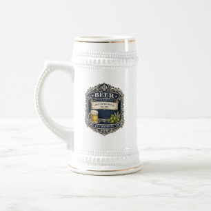 Personalisierter Vintage-Brauerei-Bierkrug Bierglas