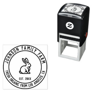 Personalisierter Vintage-Familienbauernhof Permastempel