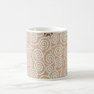 Personalisierter Vintage-inspirierter Keramikbeche Kaffeetasse