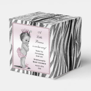 Personalisierter Vintager DuscheZebra Geschenkschachtel