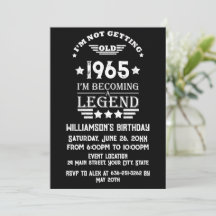 Personalisierter Vintager Geburtstag Schwarz-weiß