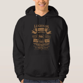 Personalisierter Vintager Geburtstag Whiskey Thema Hoodie