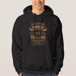 Personalisierter Vintager Geburtstag Whiskey Thema Hoodie