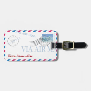 Personalisierter Vintager Gepäckanhänger