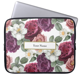 Personalisierter Vintager Laptop-Case-Sleeve Laptopschutzhülle