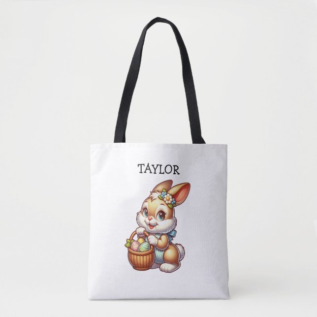 Personalisierter Vintager Ostersonntag Tasche (Vorderseite)