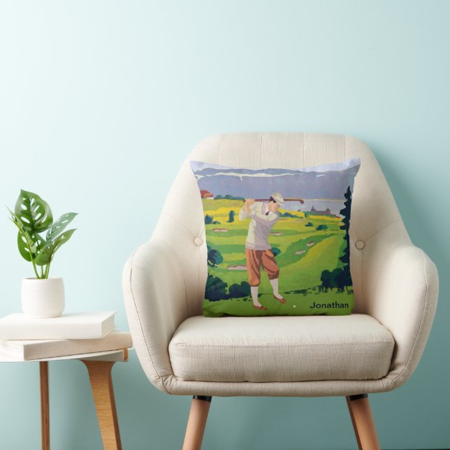 Personalisierter Vintager Stil Kissen (Stuhl )