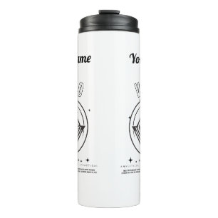 Personalisierter Virgo-Thermaltumbler Thermosbecher