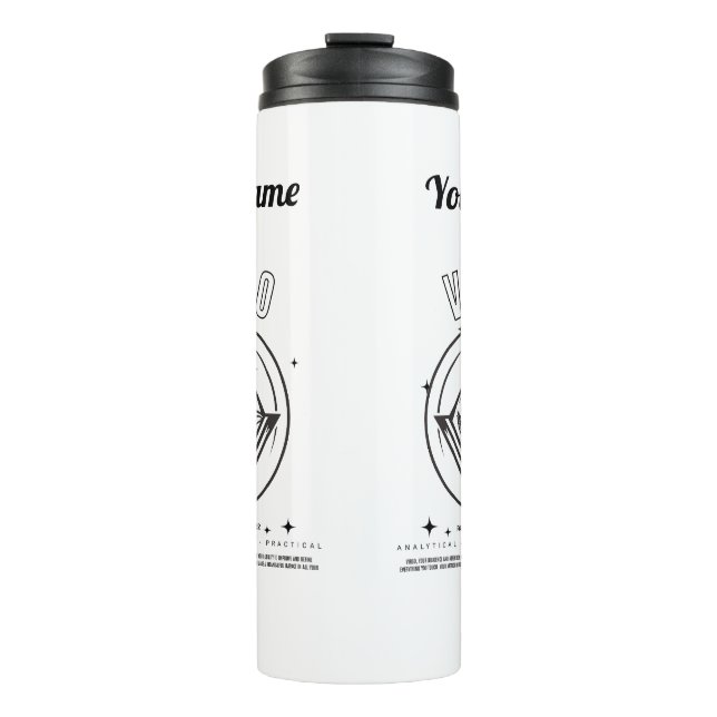Personalisierter Virgo-Thermaltumbler Thermosbecher (Vorderseite)