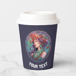 Personalisierter Virgo zodiac-Schild Pappbecher