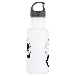 Personalisierter Volleyball-Individuelle Name, Num Edelstahlflasche