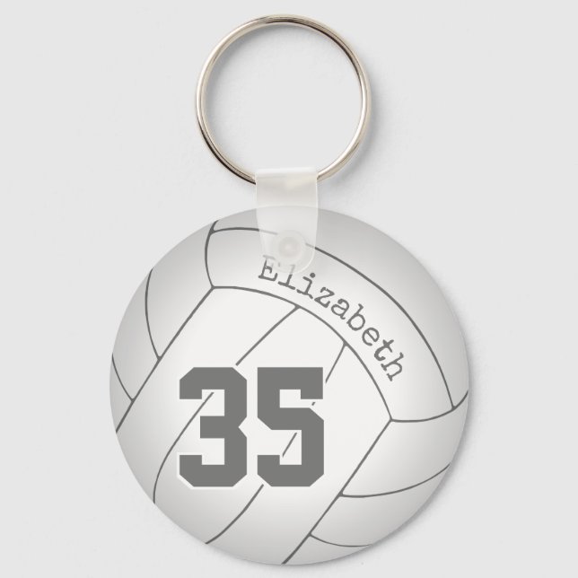 personalisierter Volleyball-Schlüsselanhänger / Ru Schlüsselanhänger (Vorderseite)
