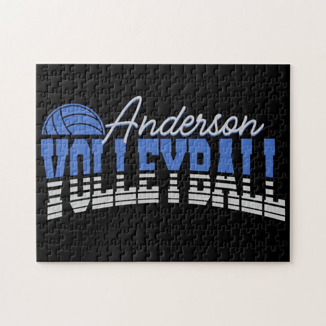 Personalisierter Volleyball Spieler ADD NAME Team  (Horizontal)