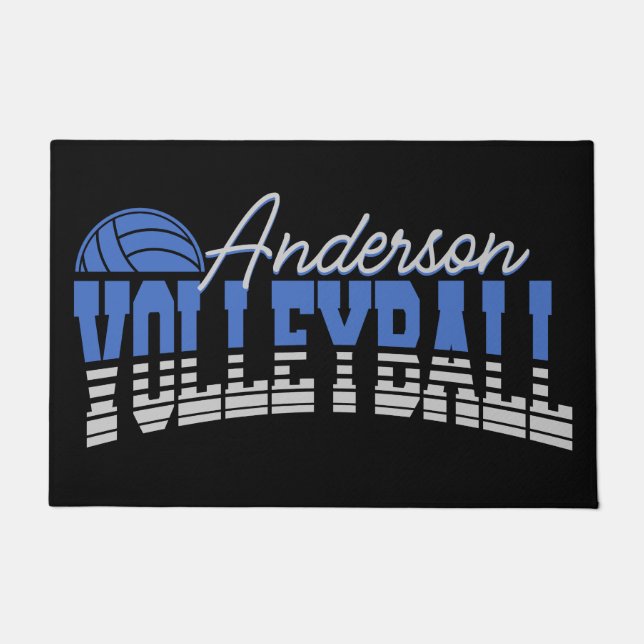 Personalisierter Volleyball Spieler ADD NAME Team  Fußmatte (Vorderseite)