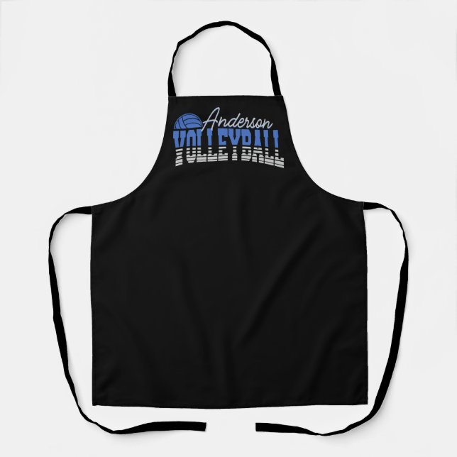 Personalisierter Volleyball Spieler ADD NAME Team  Schürze (Vorderseite)