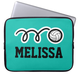 Personalisierter Volleyball-Sport Neoprene 15 Zoll Laptopschutzhülle