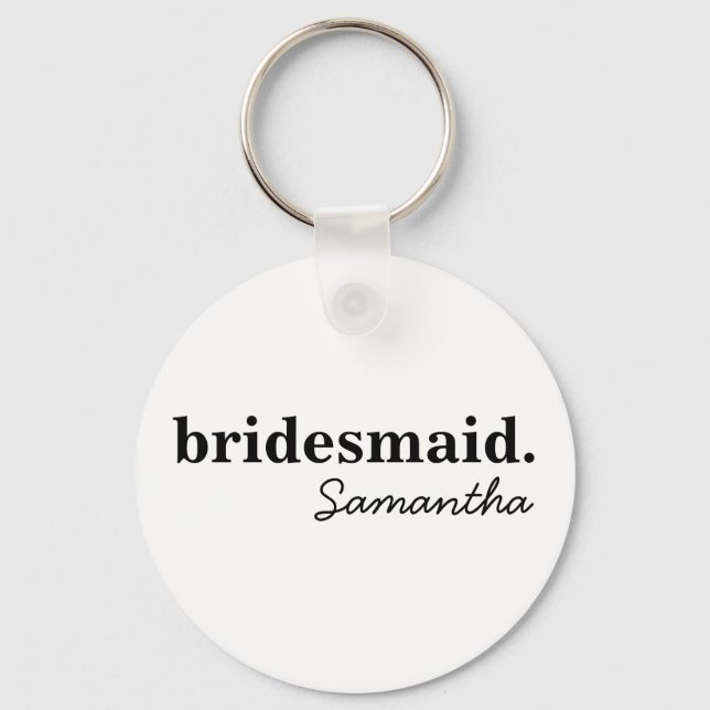 Personalisierter Vorschlag für eine Bridal-Brücke Schlüsselanhänger (Vorderseite)
