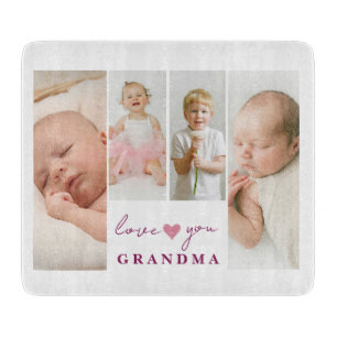 Personalisierter Vorstand "Liebe You Oma" Schneidebrett