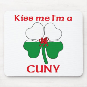 Personalisierter Waliser küssen mich, den ich Cun Mousepad