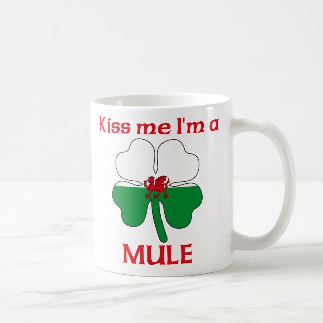 Personalisierter Waliser küssen mich, den ich Kaffeetasse (Rechts)