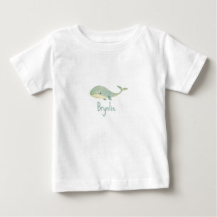 PERSONALISIERTER WASSERFARBE BABY T-SHIRT