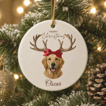 Personalisierter Weihnachts-Haustier-Foto-Namen-Sc