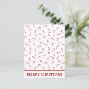 Personalisierter Weihnachts-Lutscher-Weihnachten Postkarte