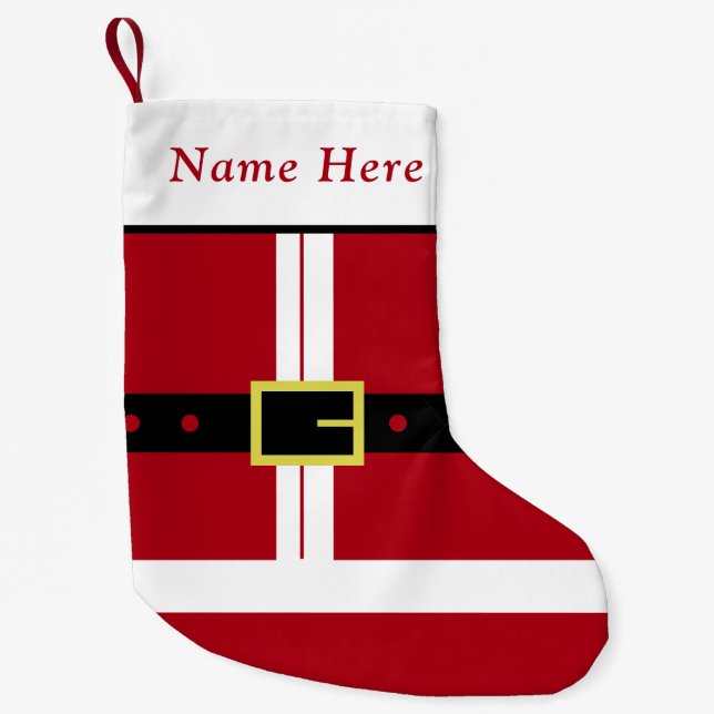 Personalisierter Weihnachts-Strumpf-Individuelle N Kleiner Weihnachtsstrumpf (Vorderseite)