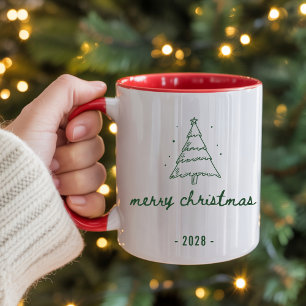 Personalisierter Weihnachts-Tassen-Geschenk für Si Tasse