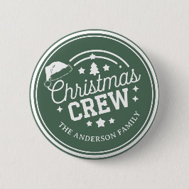 Personalisierter Weihnachtsaufkleber Button