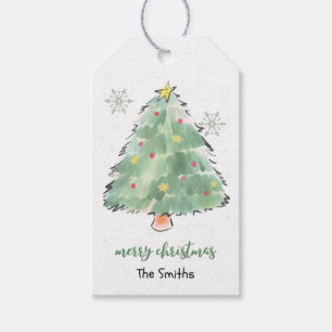 Personalisierter Weihnachtsbaum Geschenkanhänger