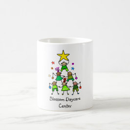 Personalisierter Weihnachtsbaum Kinder Kaffeetasse