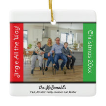 Personalisierter Weihnachtsbaumanhänger 'Jingle Al