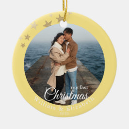 Personalisierter Weihnachtsbaumschmuck Keramik Ornament
