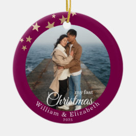 Personalisierter Weihnachtsbaumschmuck Keramik Ornament