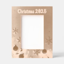 Personalisierter Weihnachtsbilderrahmen mit Laserg