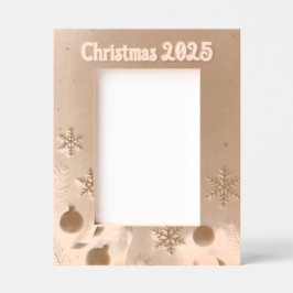 Personalisierter Weihnachtsbilderrahmen mit Laserg Geätzte Rahmen