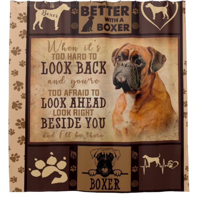 Personalisierter Weihnachtsblanket, das Leben ist  Duschvorhang (Vorderseite)