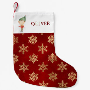 Personalisierter Weihnachtself Kleine Weihnachtsze Kleiner Weihnachtsstrumpf