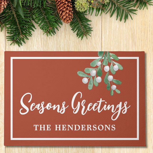 Personalisierter Weihnachtsfeiertag Fußmatte (Von Creator hochgeladen)