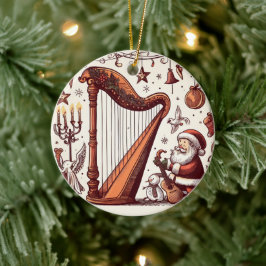 Personalisierter Weihnachtsfeiertag Keramik Ornament