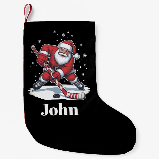 Personalisierter Weihnachtsfeiertag Kleiner Weihnachtsstrumpf (Vorderseite)