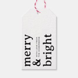 Personalisierter Weihnachtsgeschenktag Geschenkanhänger