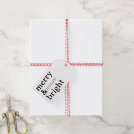 Personalisierter Weihnachtsgeschenktag Geschenkanhänger
