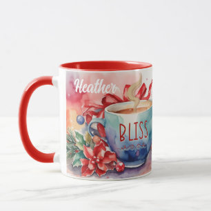 Personalisierter Weihnachtskaffee Tasse