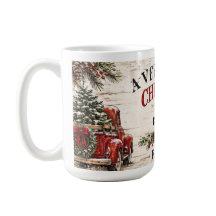 Personalisierter Weihnachtskaffeebecher im Landhau