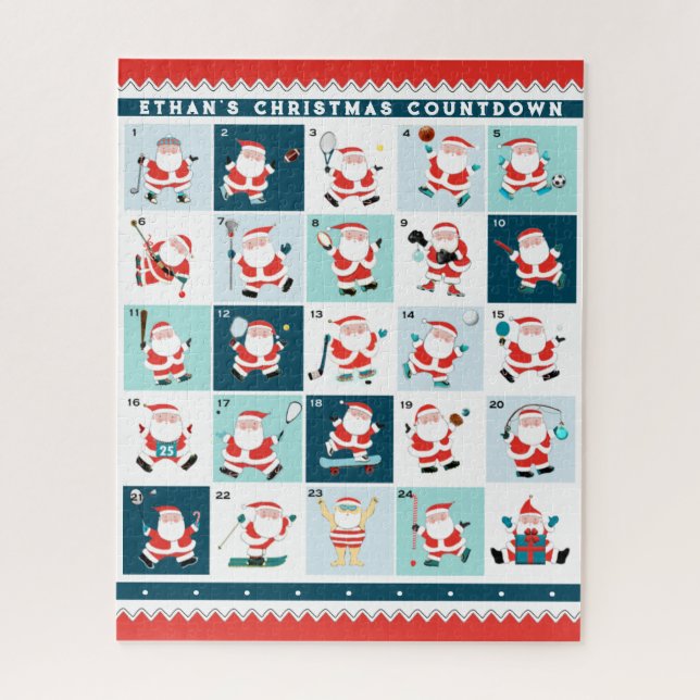 Personalisierter Weihnachtskalender (Vertikal)