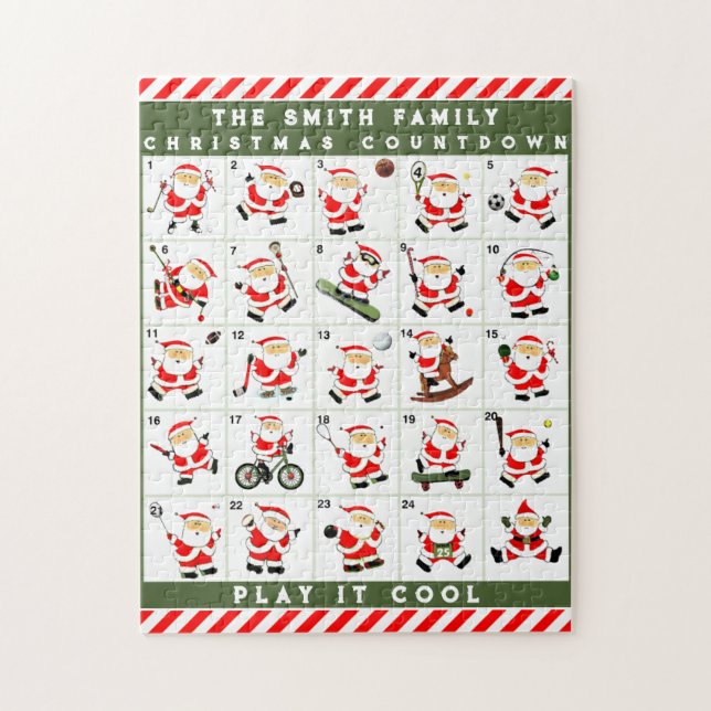 personalisierter Weihnachtskalender (Vertikal)