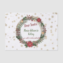 Personalisierter Weihnachtskranz